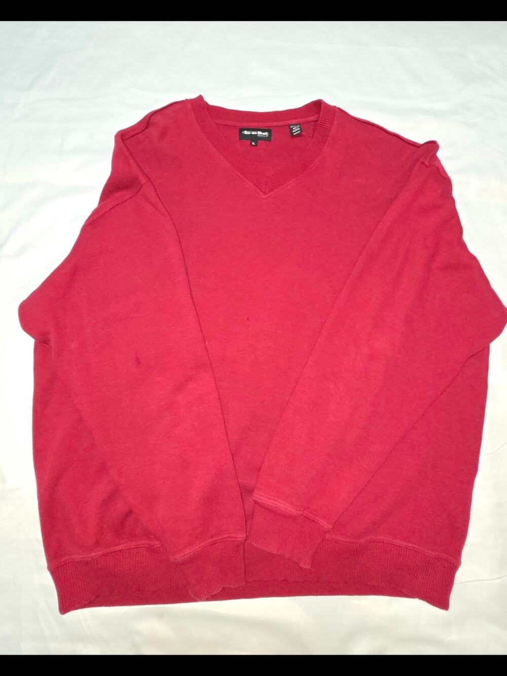 bolle Red V-Neck Men’s Sweater